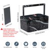 BYUNER Plastic Shower Caddy Dorm: Portable Bathroom Caddy Organizer for