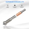 2pcs 0.8mm Bimetallic Nozzle for qidi Plus 4 Quick Release