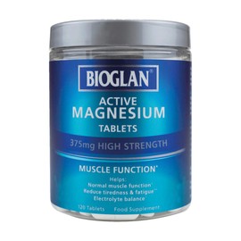 Bioglan Active Magnesium | Supports Muscle Function | 120 Tablets, 120 Tablet