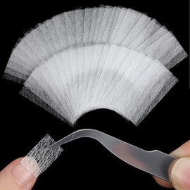 Piriuuo Pack of 200 Silk Nail Film, Fibreglass Film, Fingernail Repair Nail Glue Stickers, Nail Art Extension for Repairing Cracks and Breaks, French Manicure Tools