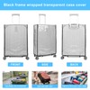 3pcs Clear Suitcase Cover Protectors 20/24/28inch PVC Luggage Cover Waterproof