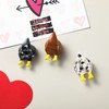 Bonuci 3 Pcs Chicken Butt Magnet Fun Refrigerator Magnets Farm