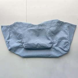 Large Capacity Canvas Yoga Storage Bag Gym Travel Sports Bag Tote Bag Grey