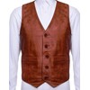 Infinity Leather Men's Goat Suede Classic Smart Soft Leather Vest,