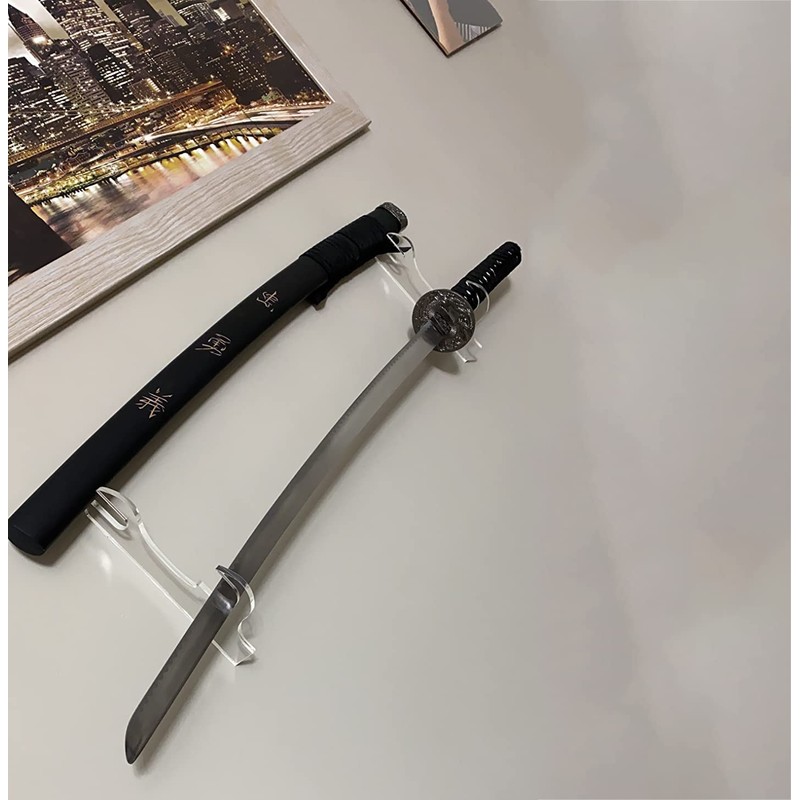 WANLIAN Sword Holder Sword Hook Acrylic Double Layer Wall Mounted