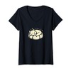 Womens Marshmallow Catnap V-Neck T-Shirt