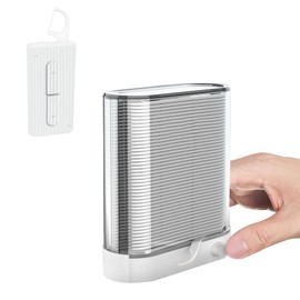 Floss Case, Box, Floss & Stick Storage, Automatic Drawing, Portable Case Box, Compact, Portable, Floss Holder, Interdental Floss for Beginners, Commercial Use, Floss Pick, Bonus (1 A Type / D Type)