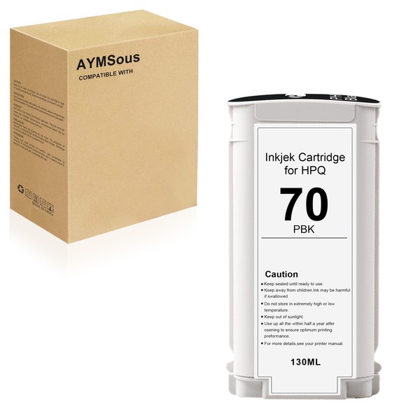 AYMSous Compatible Ink Cartridge Replacement for HP 70 C9449A for