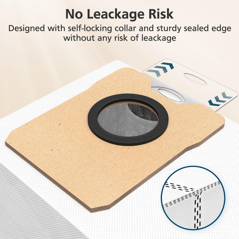 12 pcs Dust Bags for eufy Omni C20 Robot Vacuum,