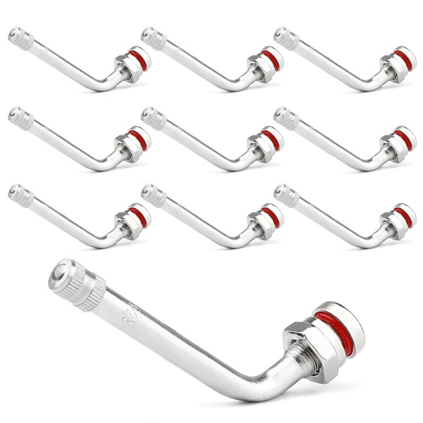 10Pcs Truck Tire Valve Stems,60 Degree TR545D Valve Stem Extension