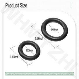 SPX3000-ORING SPX3000 Pressure Washer Replacement O-Rings for Sun Joe SPX4001, SPX3001, SPX3500, SPX3501, SPX4000 Electric Pressure Washers (5pcs Small O-Ring and 5pcs Large O-Ring)