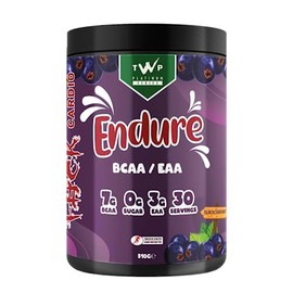 TWP Nutrition Platinum Series Endure, EAAs & BCAAs Electrolyte Blend Pre, Intra and Post Workout, Zero Sugar, 510g and 30 Servings, 14 Great Flavours (Beena Berry)
