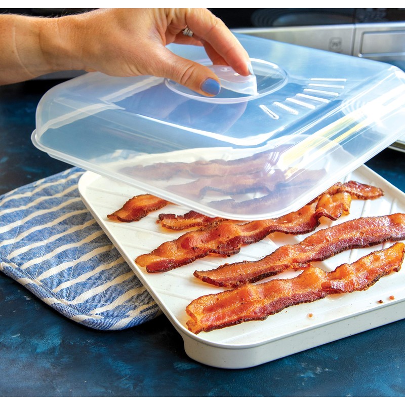 Nordic Ware - 60173 Nordic Ware Slanted Bacon and MeatTray,