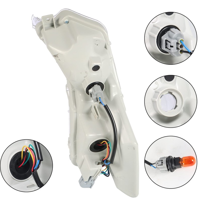 ANTUKO 2Pcs Daytime Running Light Fog Light Assembly with Turn