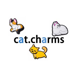 Bietroniba Cat Shoe Charms Set - Adorable Cat Designs for Girls Women's Shoe Accessories