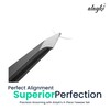 Alayki 4-Piece Stainless Steel Tweezer Set perfect for shaping eyebrows,
