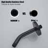 Shower Arm with Flange Oil Rubbed Bronze 6 Inches Wall