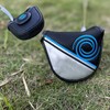 Mallet Putter Head Cover Magnetic Suction Buckle Long Semicircle Golf
