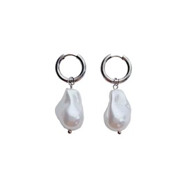 Pearl Earrings for Women God Pearl Drop Earrings Pearl Hoop Earrings Dainty Rhinestone Pearl Earrings Long Chain Earrings Bride Wedding Jewelry Gifts