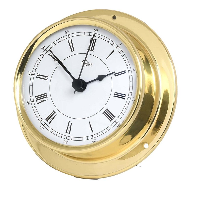 Barigo Tempo Clock brass