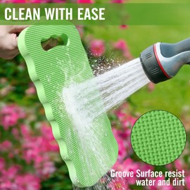 Altdorff Thick Kneeling Pad 2 Pack, Waterproof,Comfortable Garden Kneeling Pads Stain Resistant, Multi-Functional Kneeler Pad for Gardening, Baby Bath, Yoga, Praying and Exercise (Green)