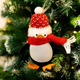 Marco Paul Christmas Decorations Christmas Tree Decoration Xmas Decorations Christmas Ornaments Christmas Baubles Hanging Ornaments for Xmas Hanging Decorations Holiday (Penguin)