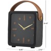 Deco 79 Clock, Small Size, Black