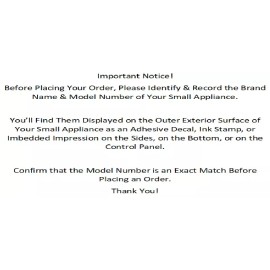 Unbranded 36" 2pin Power Cord for Presto Fry Daddy Deep Fryer Model 0542001 only