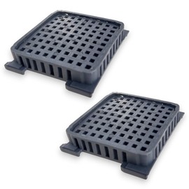 DEKAROX Fresh Air Activated Carbon Filter for Liebherr 9096989 9882429 9882460 7440021 Fridge Odour Remover Air Filter 48 x 44 x 10 mm Cabin Filter Carbon Filter for Recirculation in Fridge Freezer