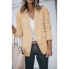 Meilleur moment Women's Casual Blazer Open Front Long Sleeve Lapel