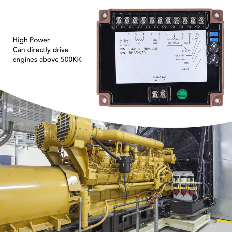 Generator Speed Controller Electronic Engine Governor Slow Start Idle Control