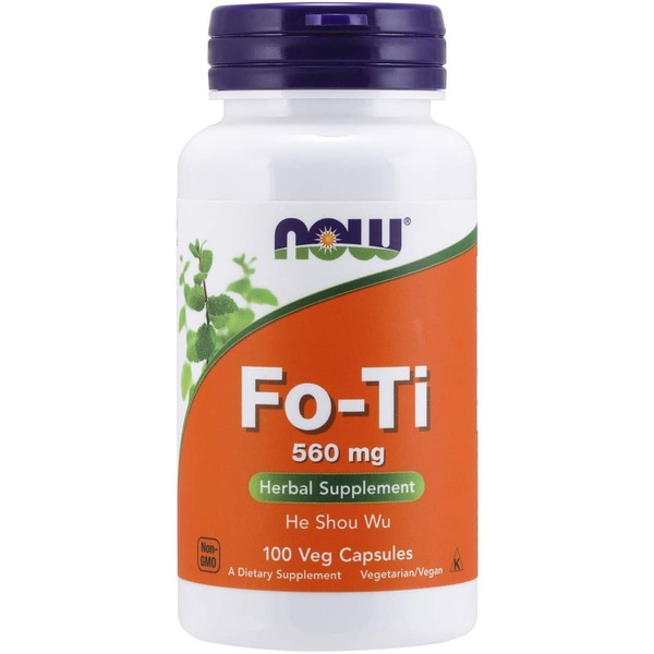 NOW Supplements, Fo-Ti (Ho Shou Wu)560 mg, 100 Veg Capsules