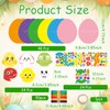 Cinrobiye 24 Set Easter Craft kit DIY Bunny Eggs Make