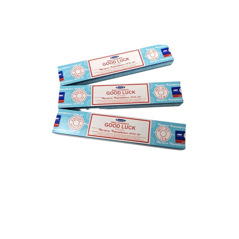 Satya Nag Champa Good Luck Incense Sticks with JRose Incense