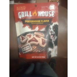 Grill House Dog Treats Grill House Porterhouse Flavor 4.5 Oz Bag