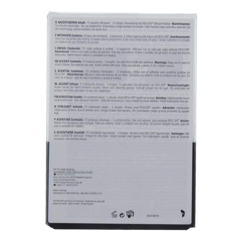 REVLON BEYOND NATURAL ULTRA LIGHTWEIGHT LASH'S #91192 NATURAL DEFINING