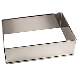 Lares - Baking Tray - Made of Stainless Steel - Square or Oval - Various Adjustable Sizes - Made in Germany