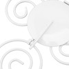 2 Sets Wall Candle Holder Foldable European Style Swirl Wrought