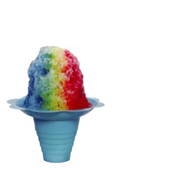 Paragon - Manufactured Fun 8-Ounce SNO-Cone Flower Drip Tray Cups, Multicolor, 100-Cup Case