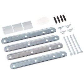 Iris Ohyama Post Fence Hardware Set, Gray
