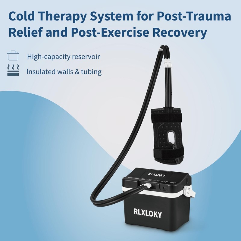 RLXLOKY Basic Cold Therapy Unit, Ice Machine for Knee After