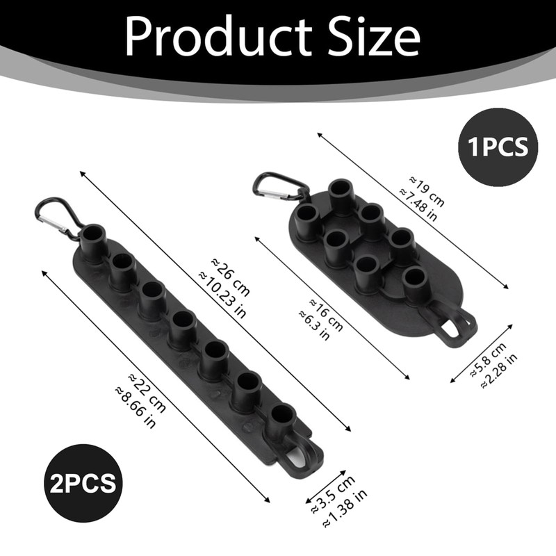 3Pcs Pressure Washer Nozzle Holder Holds 7 Nozzle Compact Nozzle