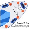4 Pieces Surf D Rings Patches, D-Ring Patch Heavy Duty
