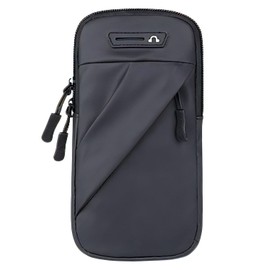Runner's Favorite Running Bag, Pouch, Smartphone, Smartphone, Non-Shaking, Arm, Waterproof, Armband, Holder (Black)