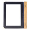 Securit A5 Wood Range Menu Card with 2 Inserts, Blue