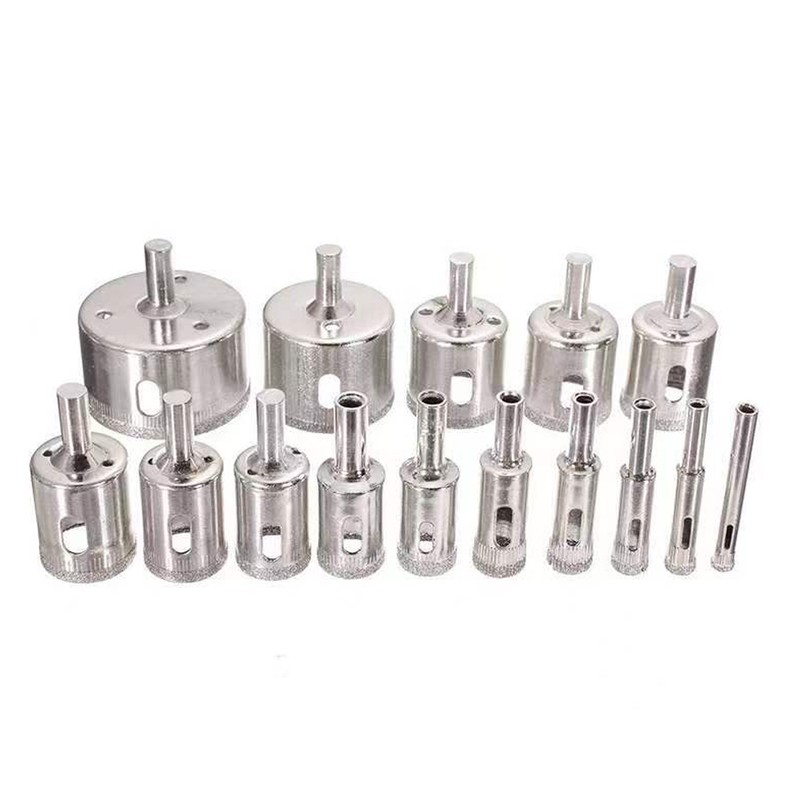 16PCS Diamond Drill Bits Diamond Hole Saw Kit 6-50mm with
