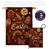 Ornament Collection Chocolate Easter Burlap House Flag Eagle Set Spring