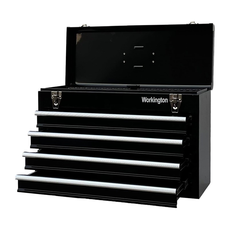 Workington Portable Metal Tool Chest with 4 Drawers, 20" 4-Drawer
