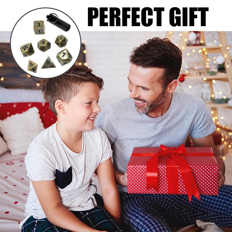 1 Mini Dice Set, 1 Piece Storage Box Key Ring,