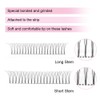 Fan Eyelash Extensions, 3D-0.07-MIX, Short, Ready-Made Volume Eyelashes, 0.07 D